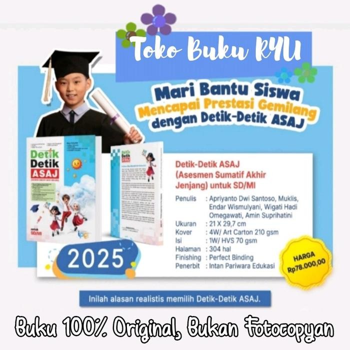 

Buku Siswa Detik Detik ASAJ SD/Mi 2025 Penerbit Intan Pariwara