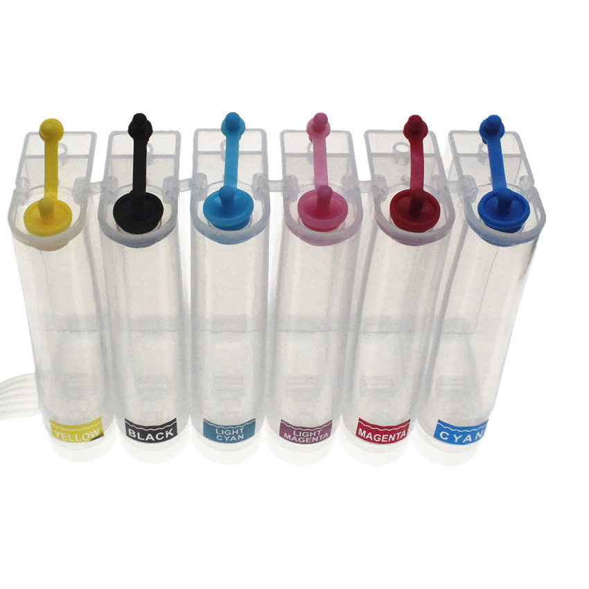 T0811N 81N Continuous Ink Supply System CISS For Epson Stylus  Photo T50 R290 R295 R390 RX590 RX610 