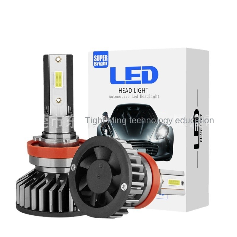 H1 H4 H7LED Bohlam Lampu Depan Lensa Proyektor Mini 90W 20000LM 6000K Putih H4 9003 HB2 Kit Konversi