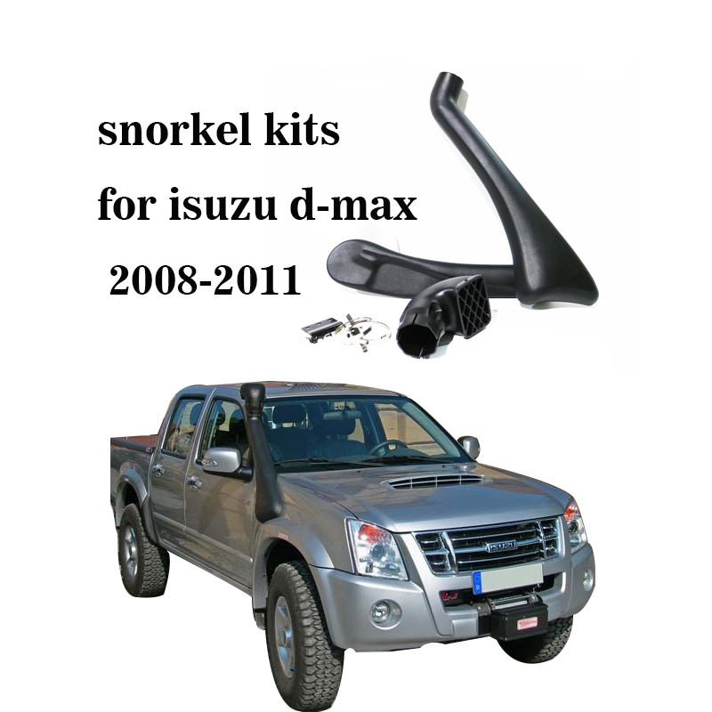 Asupan Udara Kit Snorkel untuk Isuzu Dmax Rodeo Campo Mu-x 2008 2009 2010 2011 Chevrolet D-Max Isuzu