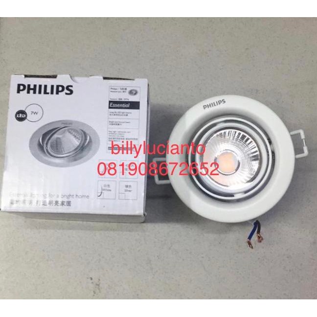 Lampu PHILIPS Spotlight Pomeron 7W 7watt 7 W 7 Watt 59776 Original