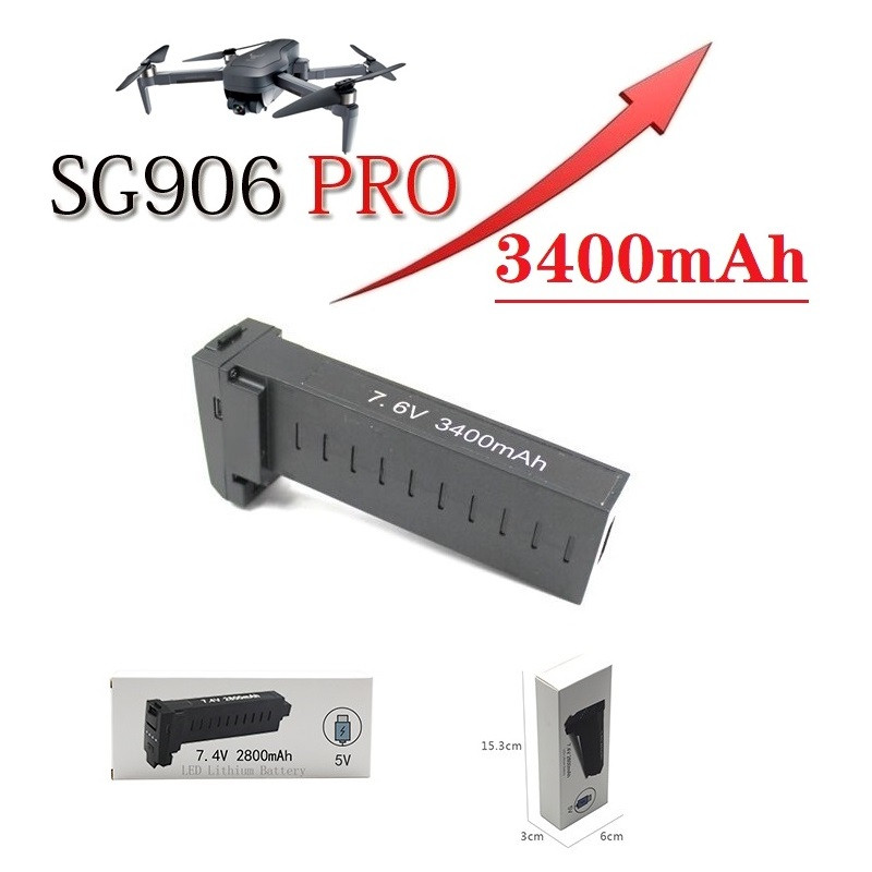 Baterai Asli untuk SG906 Pro SG906PRO X7pro GPS RC Drone Baterai 7.4V 2800MAH Baterai Lipo Aksesori 