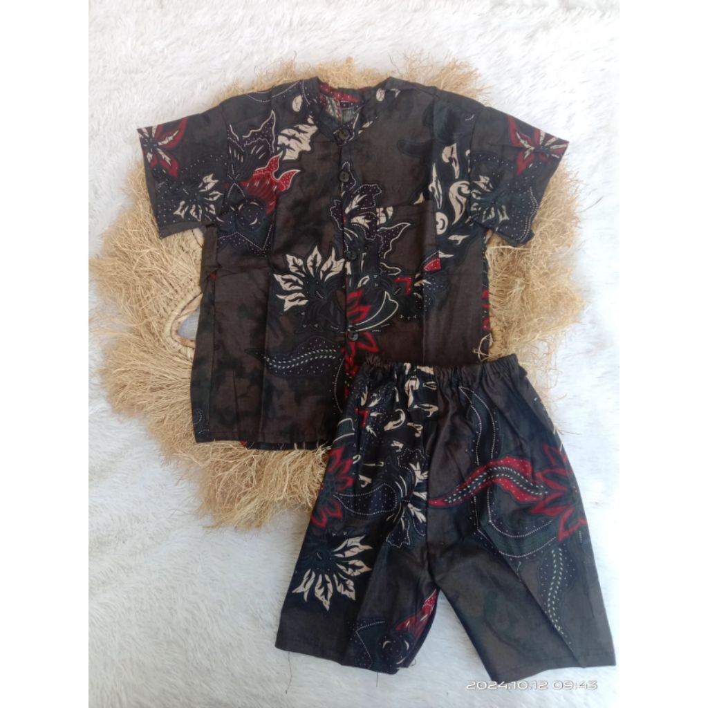 TERBARU setelan batik anak laki-laki usia 0-2 tahun / baju batik anak laki-laki