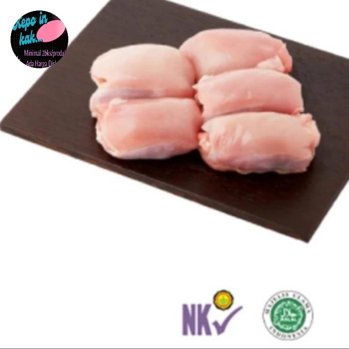 

Fillet Paha Ayam Boneless Tanpa Kulit Segar Fresh 1 Kg