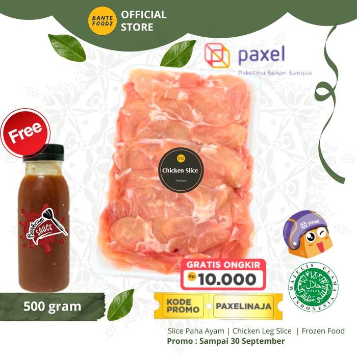 

Slice Paha Ayam / Paha Ayam Slice / Chicken Leg Slice Termurah 500 g