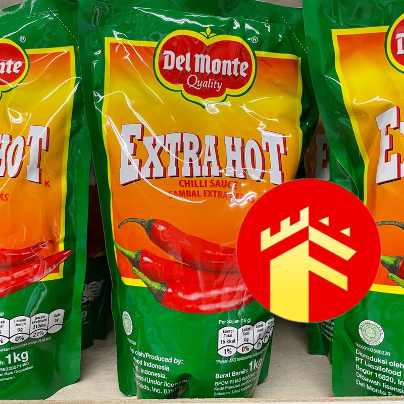 

SANS TERMURAHHH DELMONTE EXTRA HOT 1 KG DEL MONTE SAUS SAOS SAMBAL EXTRA HOT PEDAS CHILLI SAUCE 1 KG