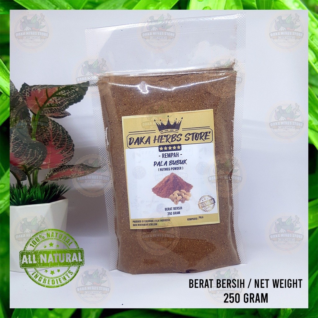 

SANS Pala Bubuk Murni Tanpa Campuran 250 Gram