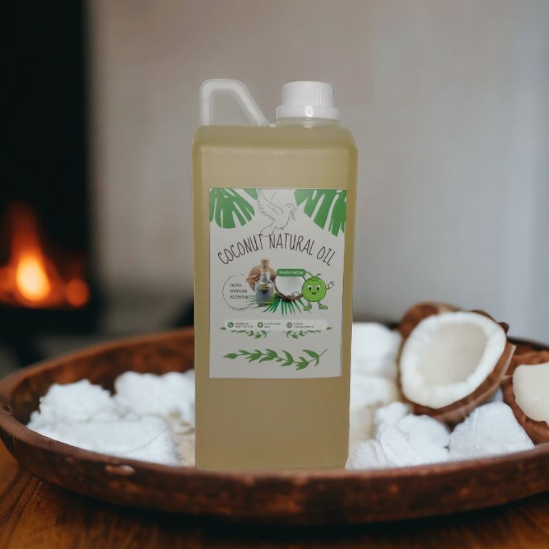 

SANS Minyak Kelapa Klentik Kletik 1 Liter Murni 100% Tanpa Campuran