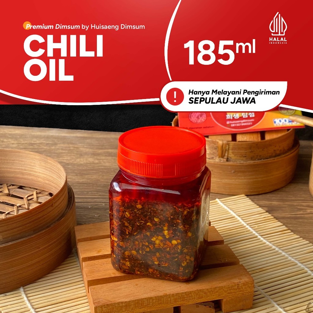 

SANS Chili Oil Premium / Sambal Minyak / Minyak Cabai 185 ml / 185 gr