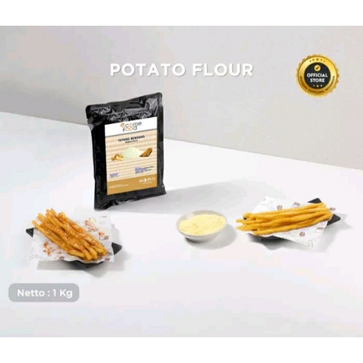 

SANS TEPUNG POTATO COMEFOOD 1KG Tepung Kentang Snack Camilan Camilan Instan Grosir