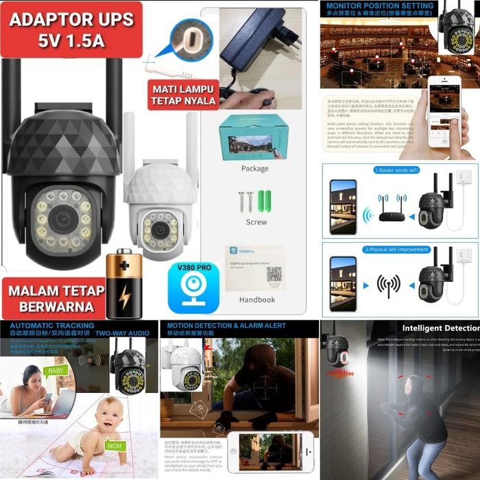 New V380 HD 960p Outdoor Wifi Cctv Ip Camera Waterproof Wireless P2P
