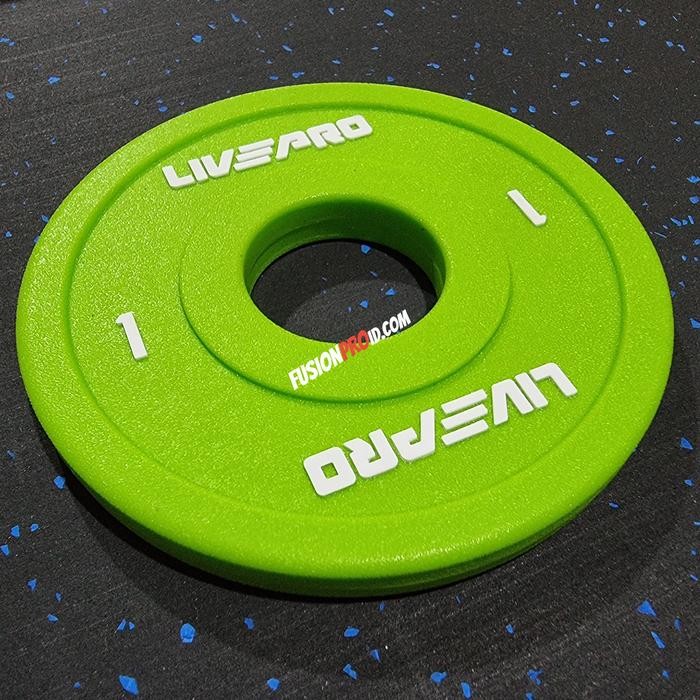 [Powerhouse Zone] Plat Beban 1Kg X2 Change Plate Set Barbel Barbell Dumbell Livepro