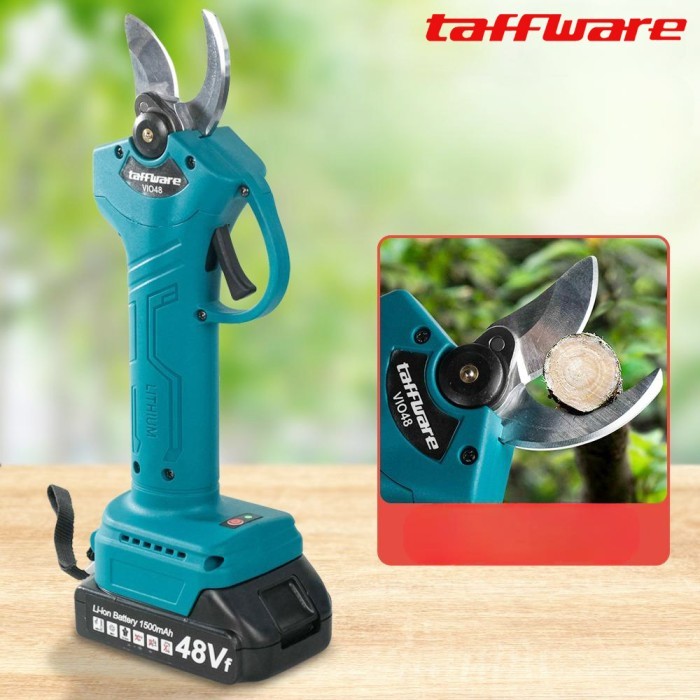 Gunting Tanaman Elektrik Taffware Pemotong Pangkas Dahan Ranting Taman Kode 182