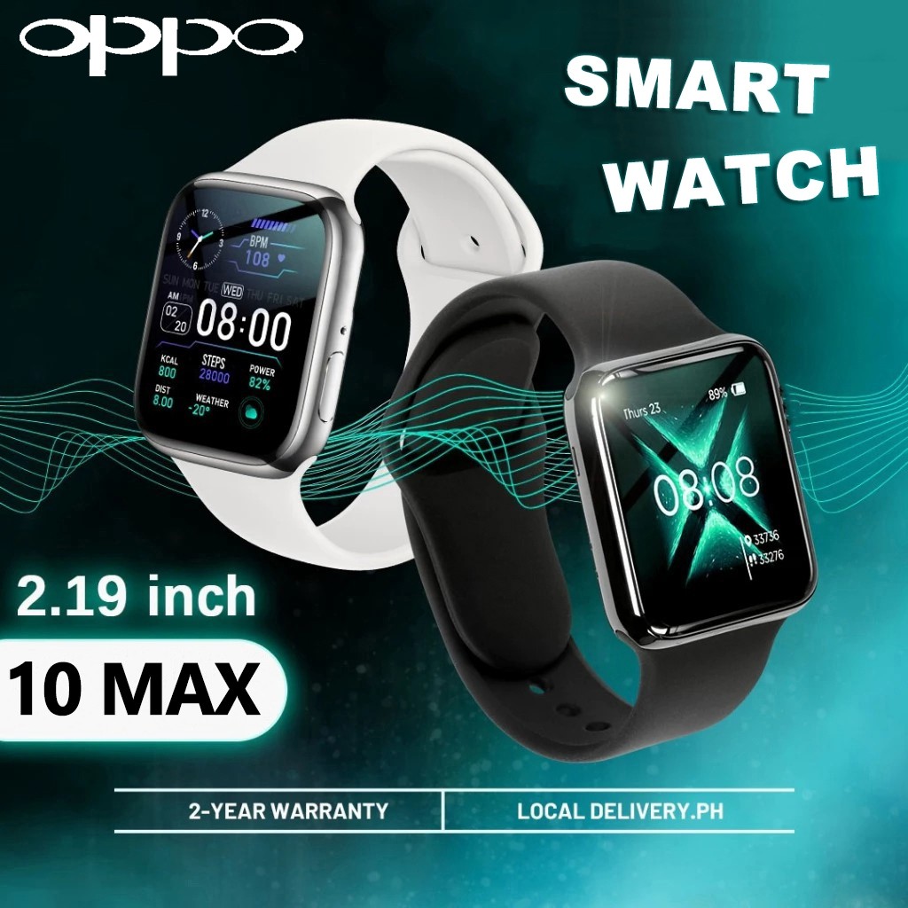 RB2233 [COD] OPPO SmartWatch 10 pro max Wanita tahan air Jam Pintar bluetooth olahraga Smart Watch