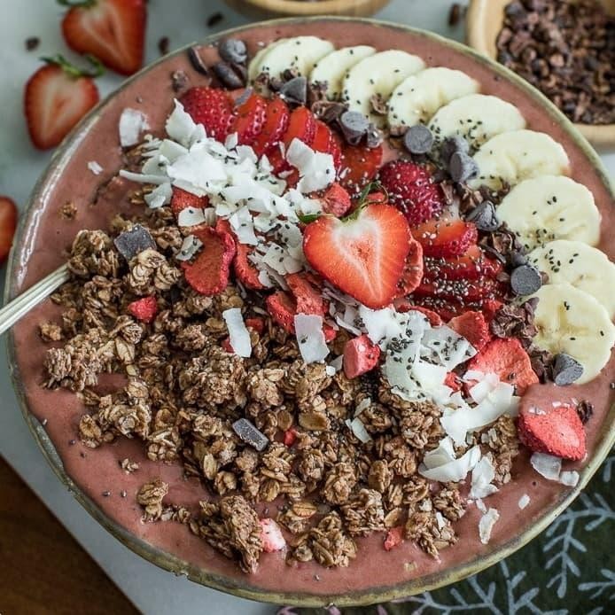 

Granola 1 Kg Cocoa Almond Sereal Sarapan Sehat (Crispy!)