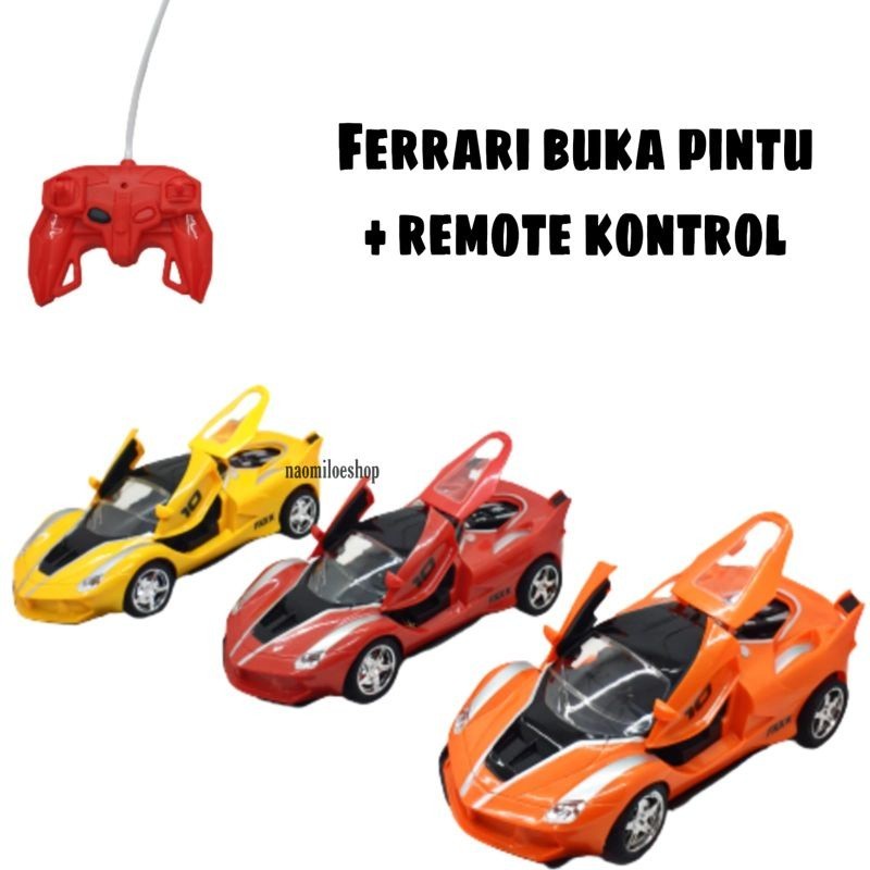 Mainan Mobil remote control mobil ferrari buka pintu RC ferrari