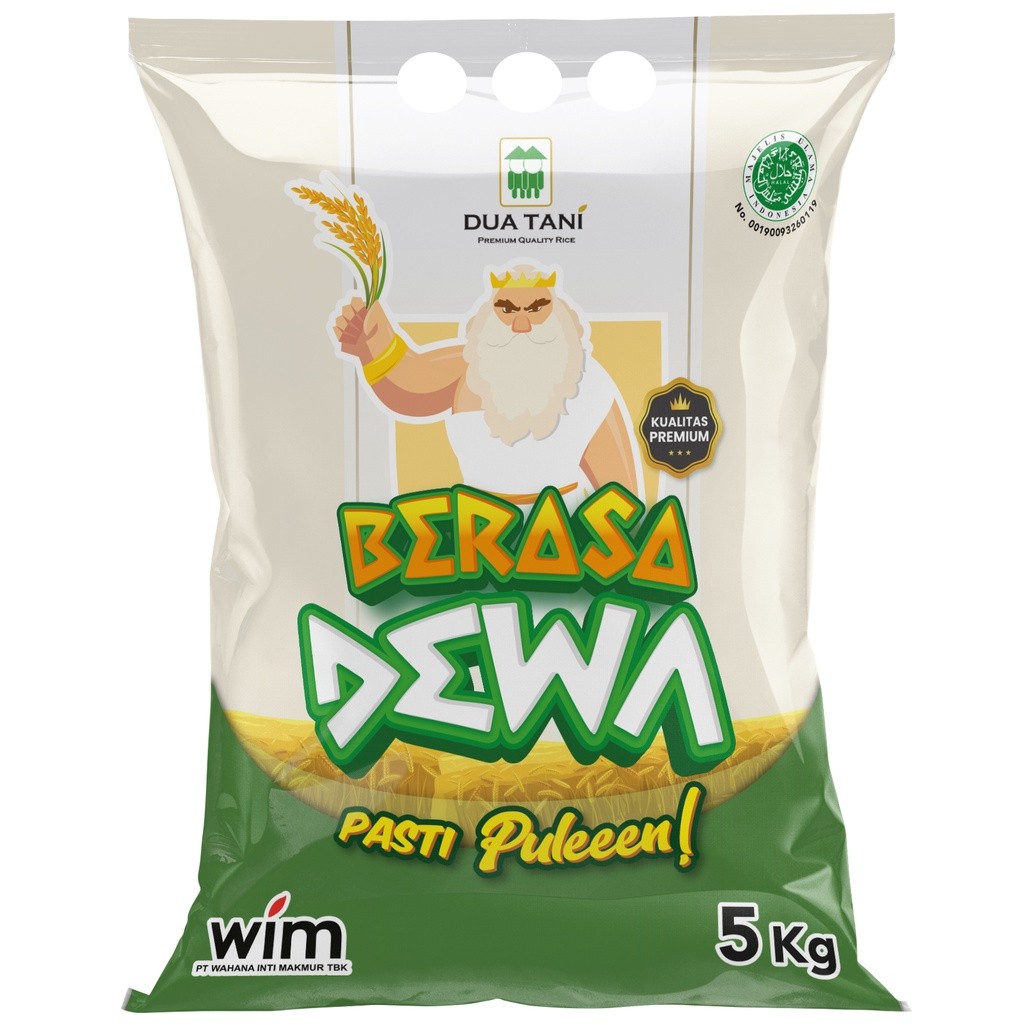 

Beras Dua Tani Berasadewa Kualitas Premium 5kg