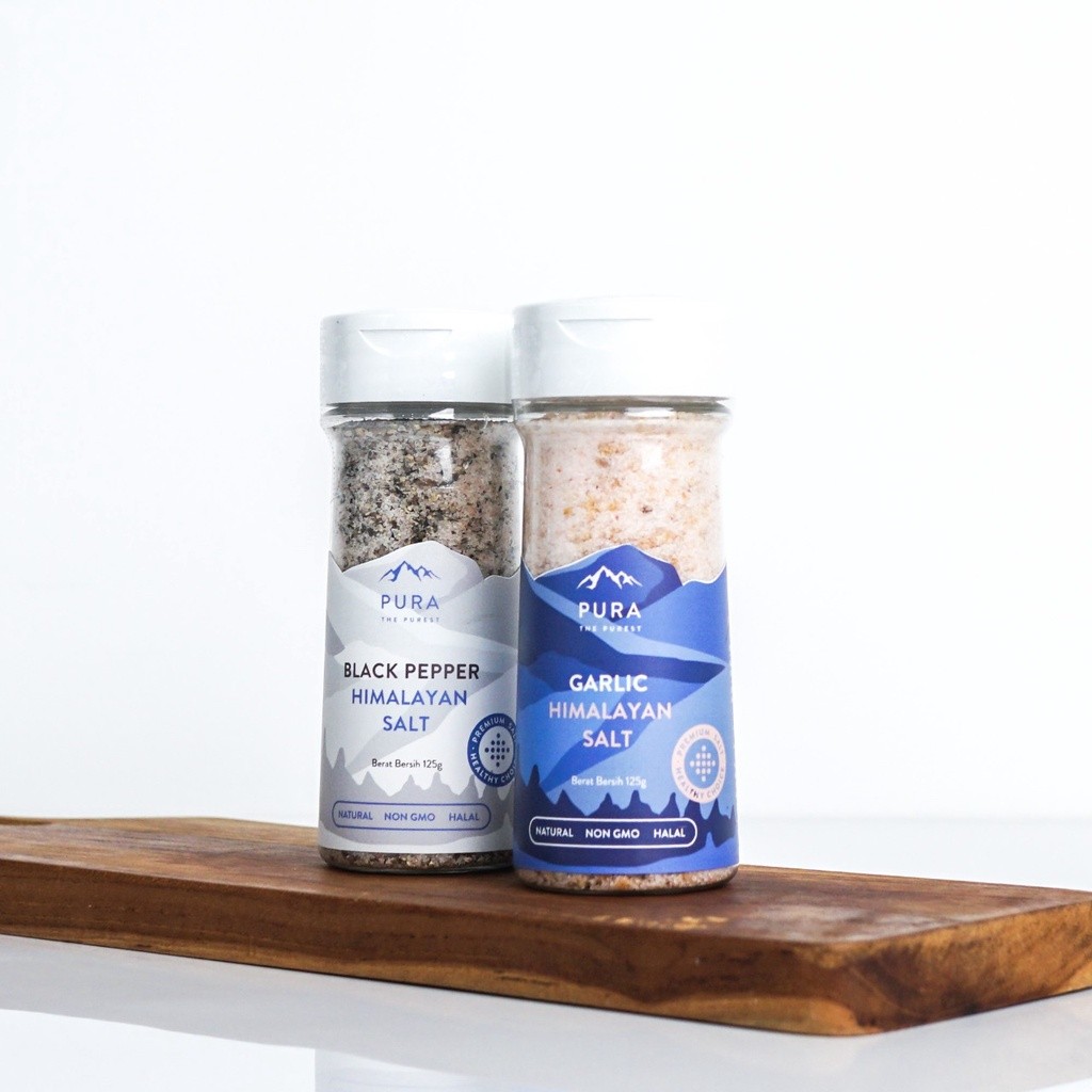 

Pura Himalayan Salt Black Pepper / Garam Himalaya - 125 g