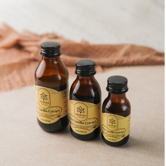 

Melpona Pure Vanilla Extract Bourbon Ekstrak Vanili Murni Planifolia 100 ml 100ml