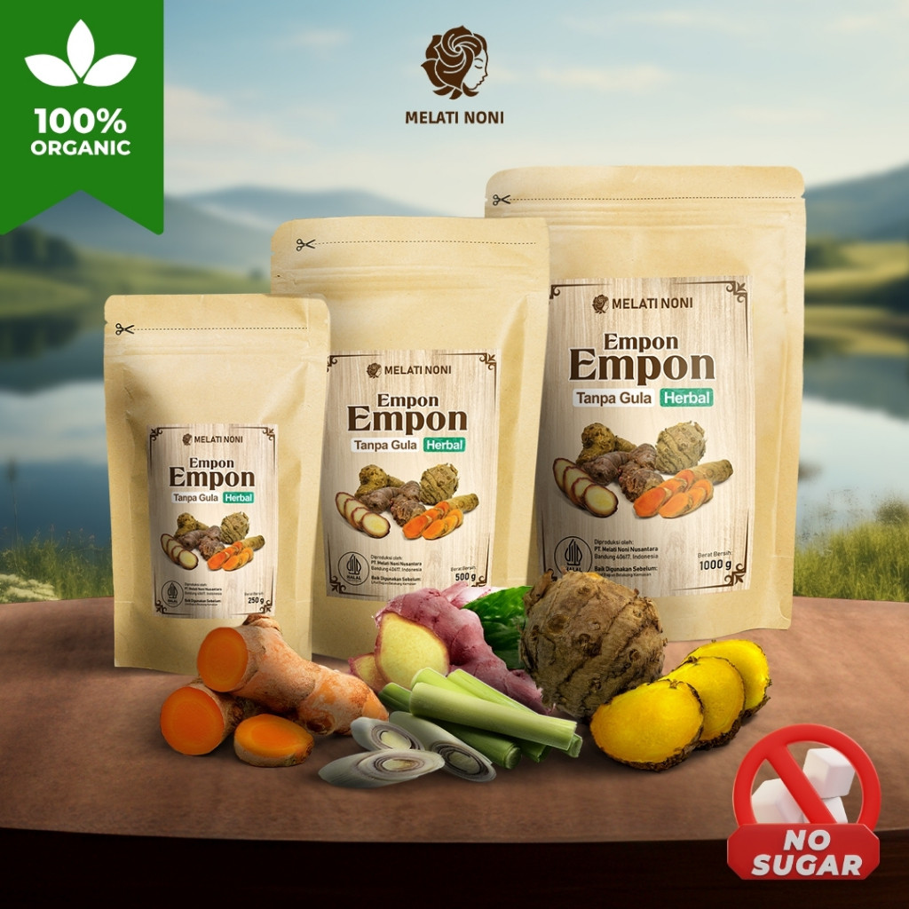 

RATU Empon Empon Jahe Merah Kunyit Temulawak Sereh Lengkuas Bubuk Murni Tanpa Gula Detox Herbal