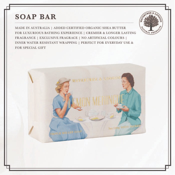 Wavertree and London Lemon Meringue Soap Bar 200 Gr Sabun Batang