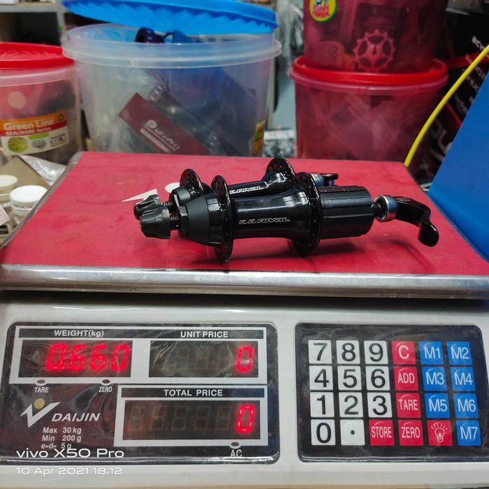 HUB ROADBIKE HOLE 32/36 QR TAIWAN KK RIVAL HITAM ALLOY