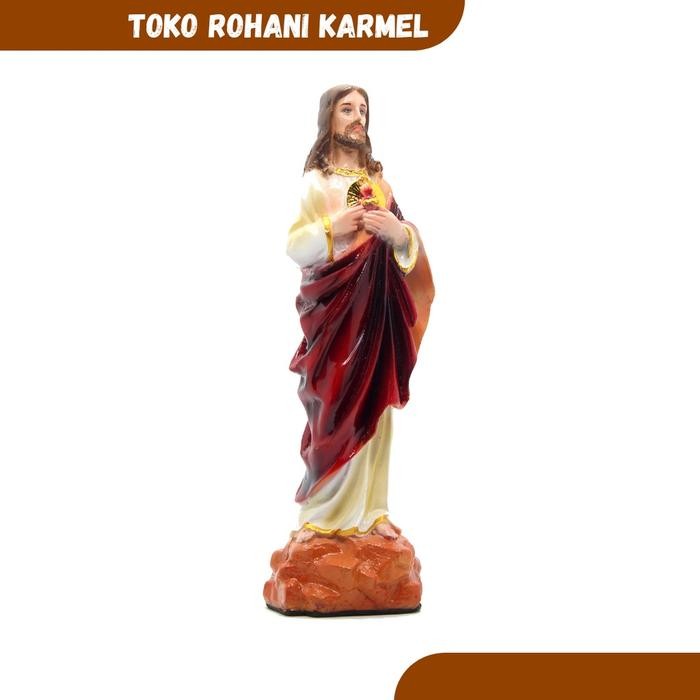 Patung Yesus Hati Kudus 20 Cm / Patung Maria Dan Yesus / Patung Tuhan Yesus