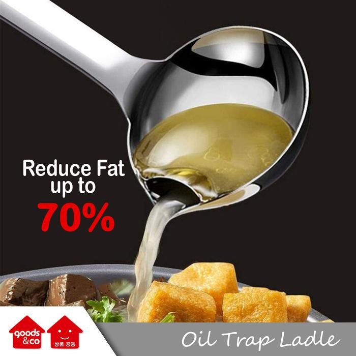 Centong Ladle Soup Pemisah Minyak/ Ladle Soup STAINLESS STEEL PREMIUM