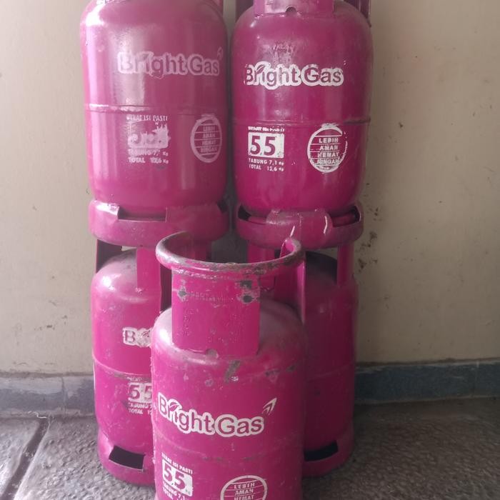 TABUNG GAS BRIGHT GAS 5,5 KG ( KOSONGAN )