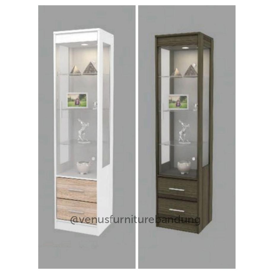 Lemari Hias Satu Pintu Kaca Jazz Lh 400 Bandung