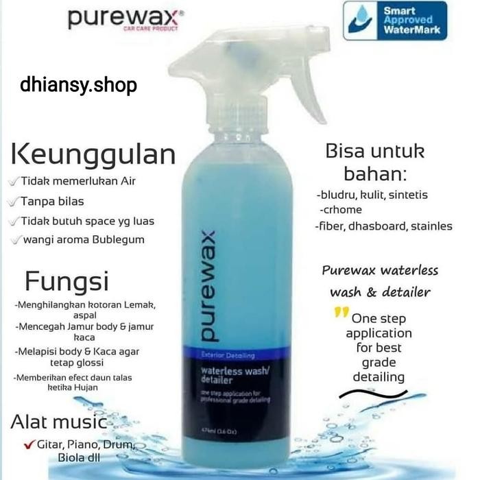 PAKET PUREWAX/ WASH AND WAX/ CEGAH JAMUR/ PENGHILANG KARAT/ COATING