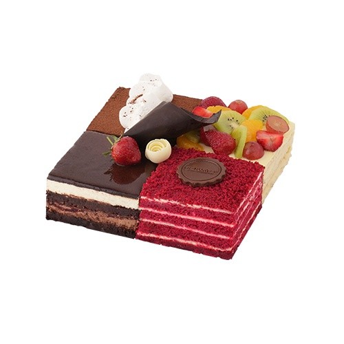 

The Harvest Classic Mix Signature Cake 20x20, 4-in-1 Rasa