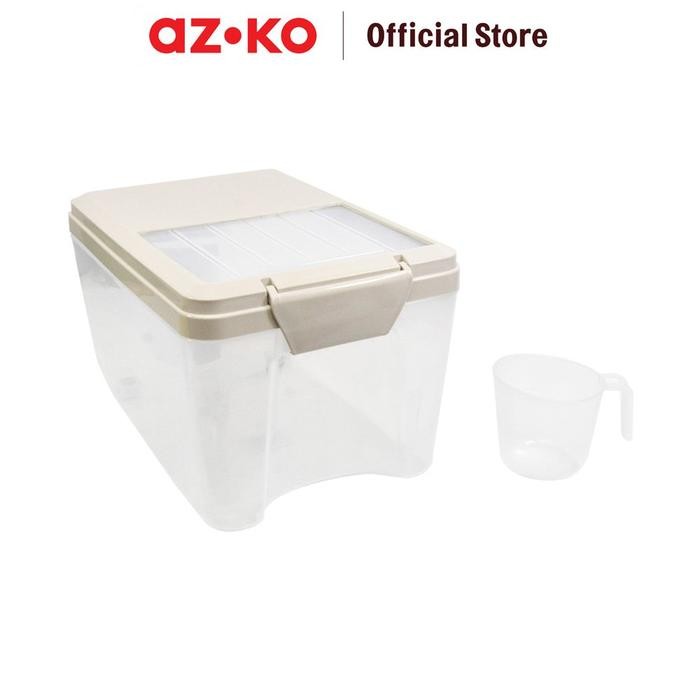 

AZKO Kris 5 Ltr Tempat Beras - Cokelat
