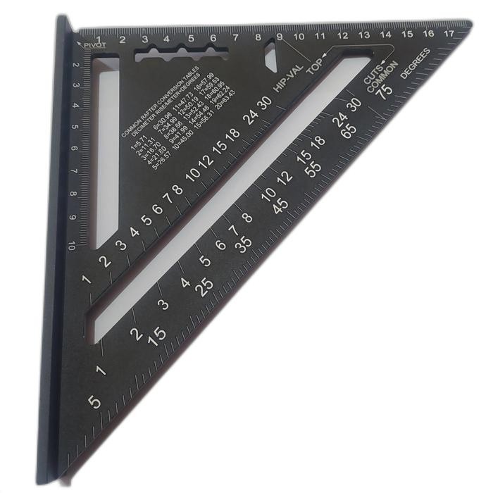 

Speed Square 7" Black Pengaris Siku Segitiga