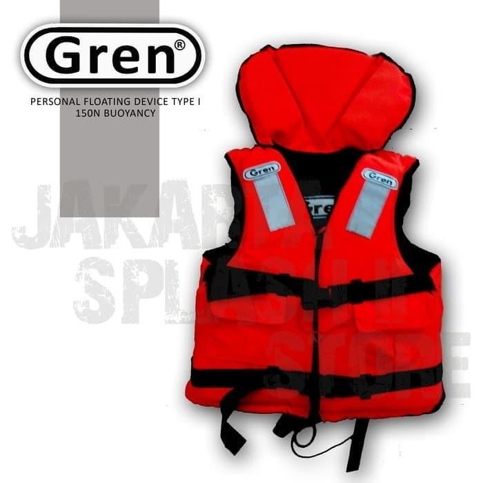 Terlaris Life Jacket Pelampung Gren / Life Jacket Vest - Pelampung Safety