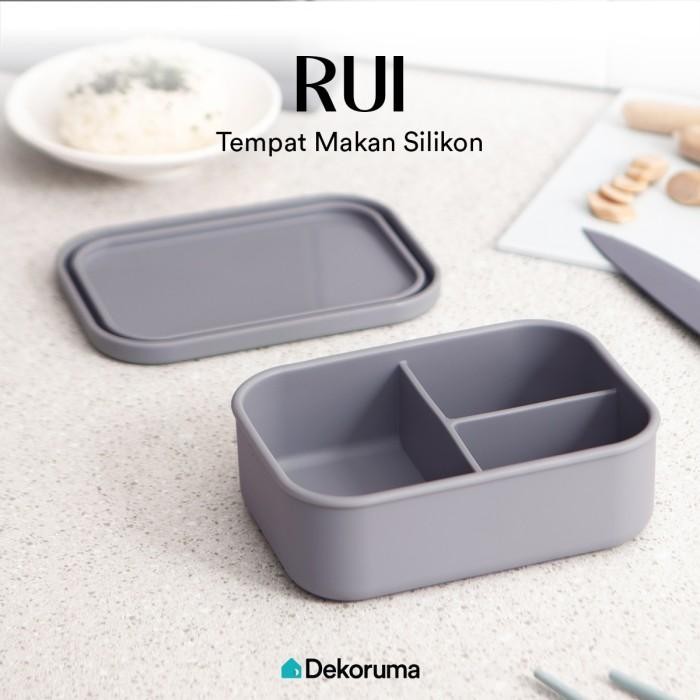 

Dekoruma RUI Tempat Makan Sekat Silikon 700ml