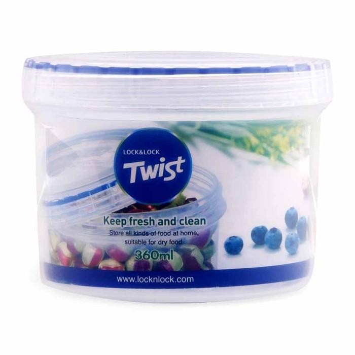 

LocknLock Kotak Makan Toples Twisst 360ml - LLS121