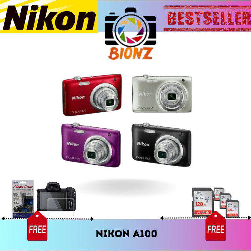 KAMERA NIKON A100 / KAMERA DIGITAL NIKON A100 COOLPIX