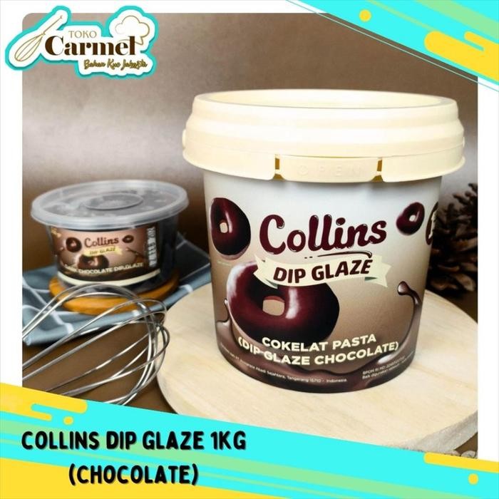 

JTTOP" JAKARTA - COLLINS DIP GLAZE 1KG - TOPPING DIPPING GLAZE ANEKA RASA