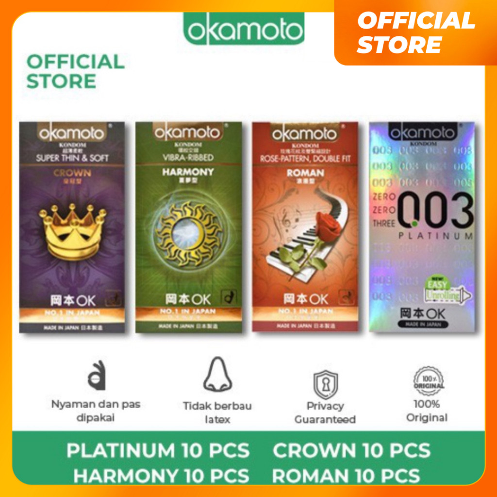 layla OKAMOTO - Kondom Tipis Isi 10 Kondom Okamoto 003
