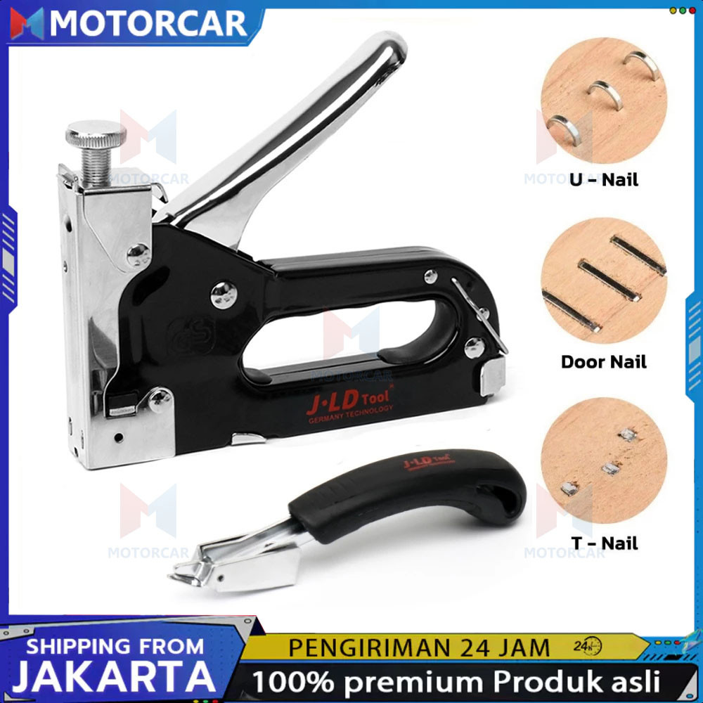 

3 In 1 Stapler Gun / Gratis 600 Paku / Furnitur DIY Pelapis Pistol Stapler / 3 In 1 Pistol Kuku /