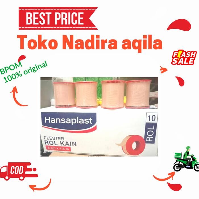 HANSAPLAST 5CM X 4,5CM /HANSAPLAST ROLL JUMBO /HANSAPLAST TERMURAH