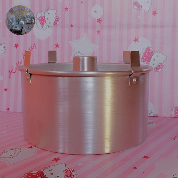 Loyang Chiffon Cake Lurus Ukuran 16 18 20 22 24 cm Tinggi 10 cm loyang & cetakan kue