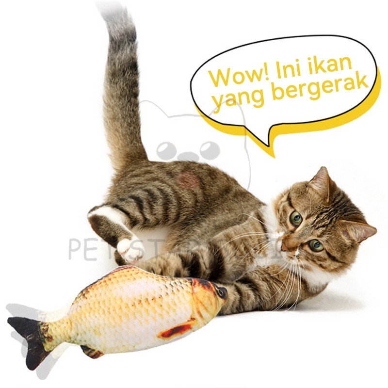 RB22 MAINAN IKAN KUCING GOYANG-GOYANG UGET UGET LUCU UNIK GOYANG2 ARWANA MAS NEMO