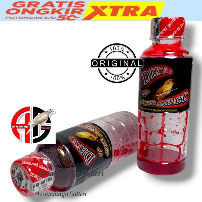 RB22 DEXTRO 87 Merah Pleci Original Kemasan Baru Grosir ( Tutup Merah )