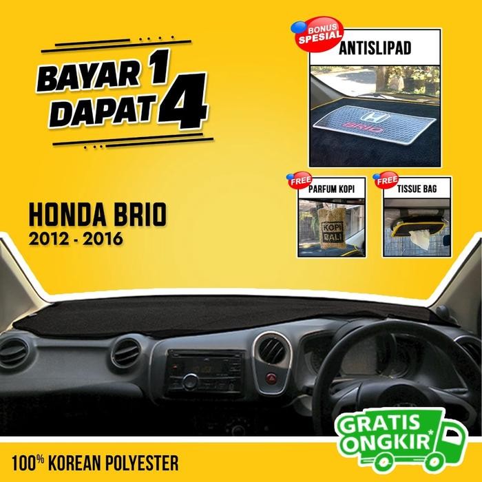 Original.. Aksesoris Interior Mobil Honda Brio Lama 2012-2016 Untuk Karpet Alas Pelindung Dashboard