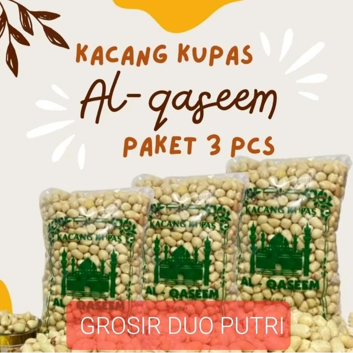 

Paket 3 bungkus Kacang Tuban Kupas 350 gr promo New
