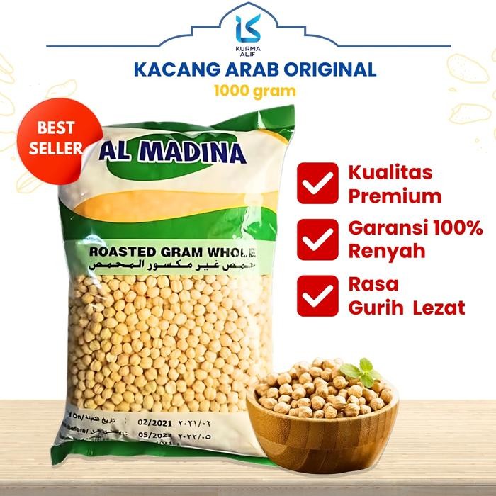 

Kacang Arab 1 kg Oleh Oleh Haji Umroh Gurih & Renyah New