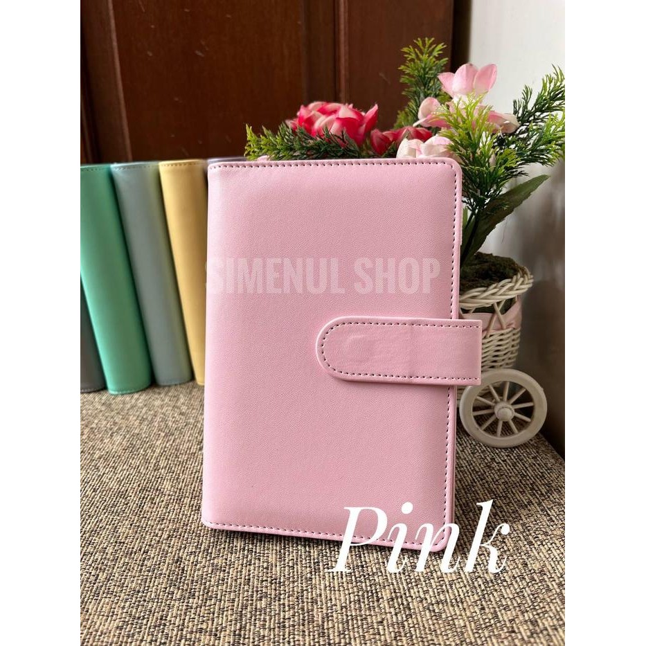 

Binder Ukuran A6 ( 6 Ring ) - Motif Kulit Polos