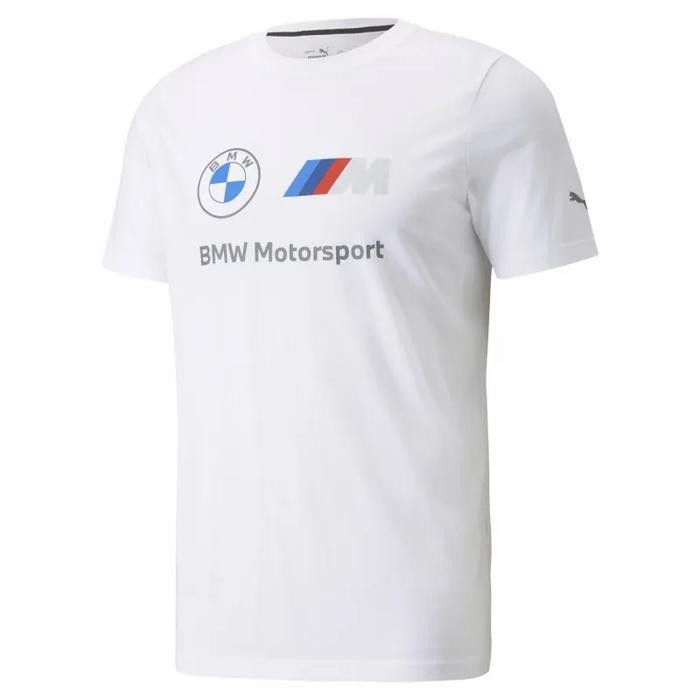 Original Bmw M Motorsport Kaos T-Shirt Pria Putih Size L By Puma Kode 069
